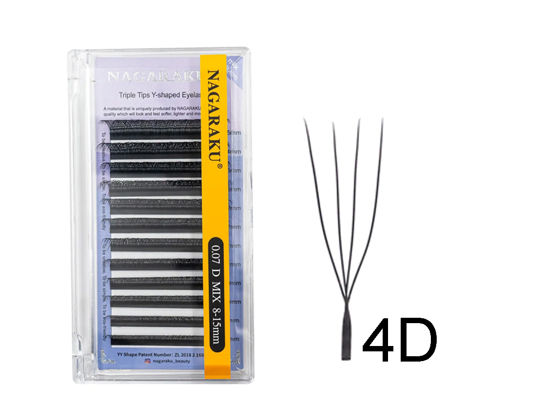 PESTAÑA NAGARAKU MIXTA  0.07D MIX 4 DU 8-15MM