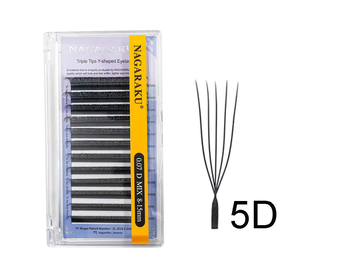 PESTAÑA NAGARAKU MIXTA  0.07D MIX 5DU 8-15MM