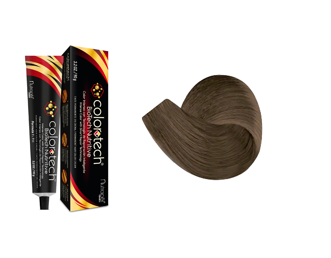 COLOR TECH 7.17 RUBIO CENIZO FRIO CAFE 90G