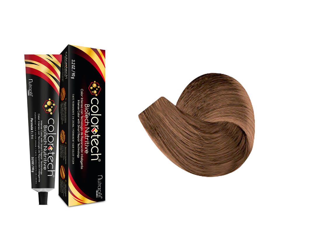 COLOR TECH 8.34 RUBIO CLARO DORADO COBRIZO 90G