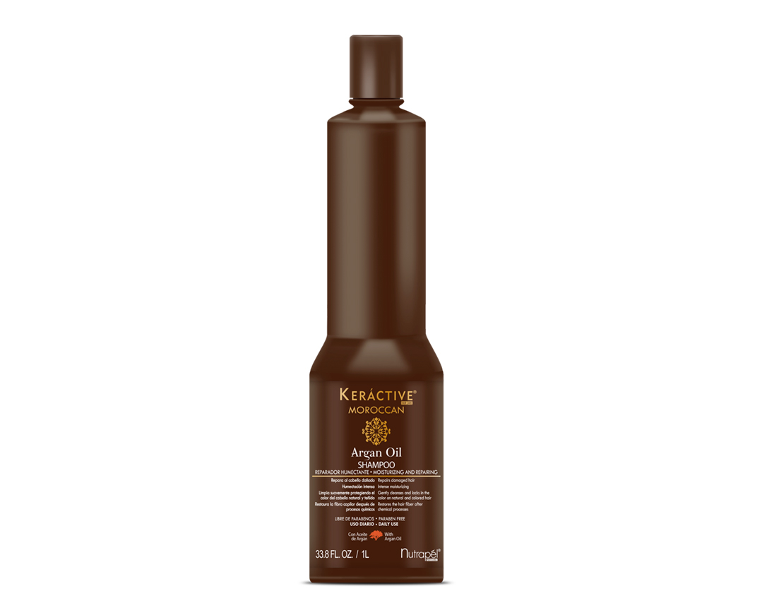 KERACTIVE SHAMPOO C/ ACE D/ARGAN MAROQUI 1L MKS01