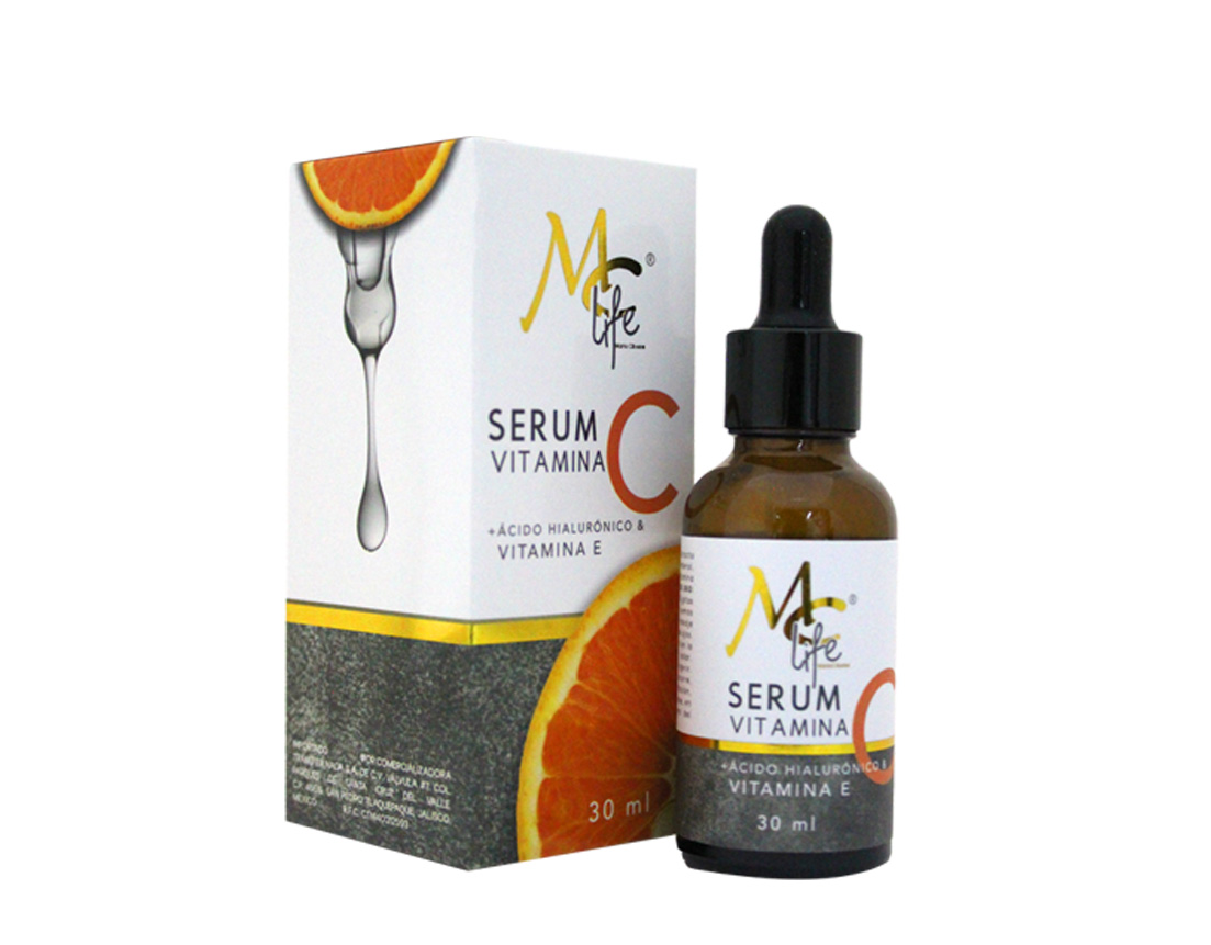 MC LIFE SERUM VIT C ACIDO HIALURONICO Y VIT E 30ML