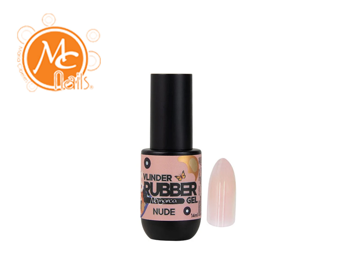 RUBBER GEL MONARCA VLINDER NUDE 14ML MCMRGN14