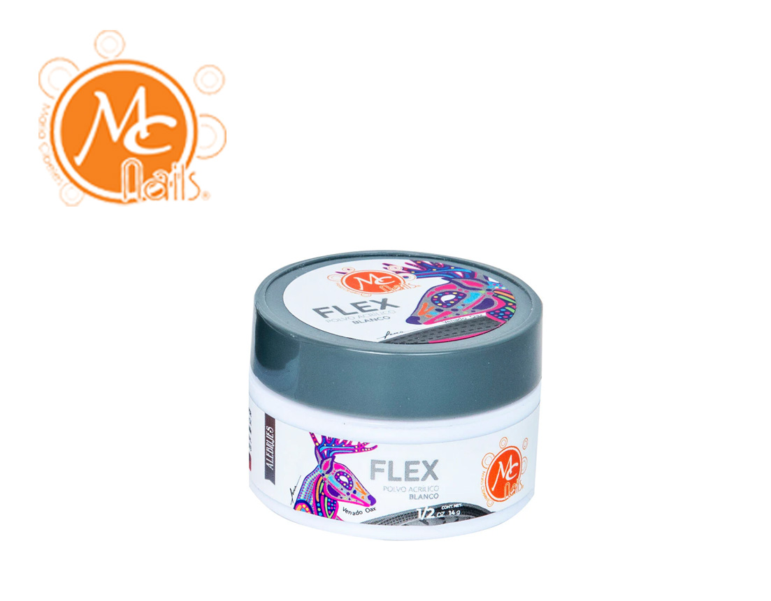 POLVO ACRILICO FLEX MEDIA BLANCO1/2 OZ MCPA023