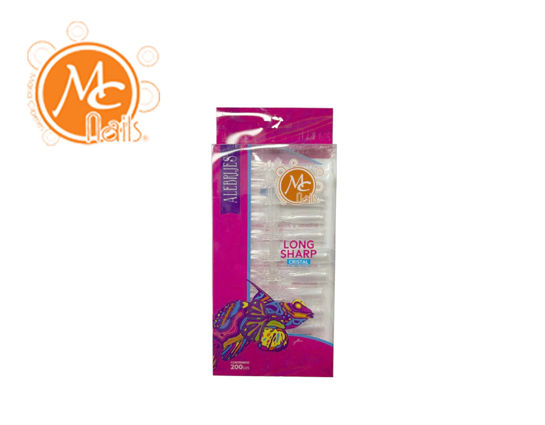 TIPS LONG SHARP 200PZ TRANSPARENTE MCTP071